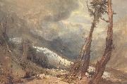 J.M.W. Turner Mer de Glace,in the Valley of Chamouni,Switzerland Germany oil painting artist